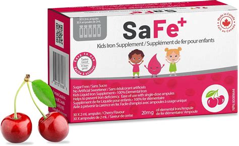 SaFe Liquid Iron for Children | Great Tasting Cherry India | Ubuy