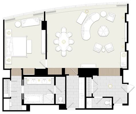 Luxury Hotel Suite Floor Plans