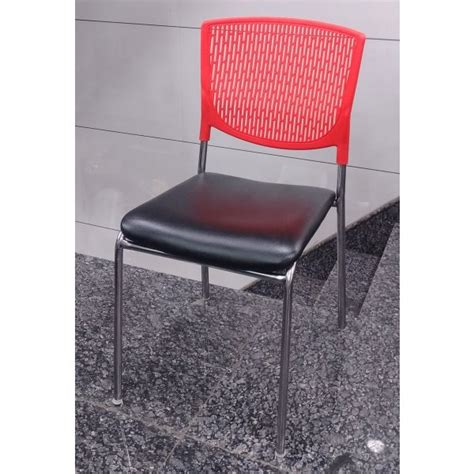 Buy Plastic Chair - Multipurpose Chair with Cushion Seat in Red