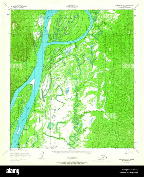 Unalakleet alaska map hi-res stock photography and images - Alamy