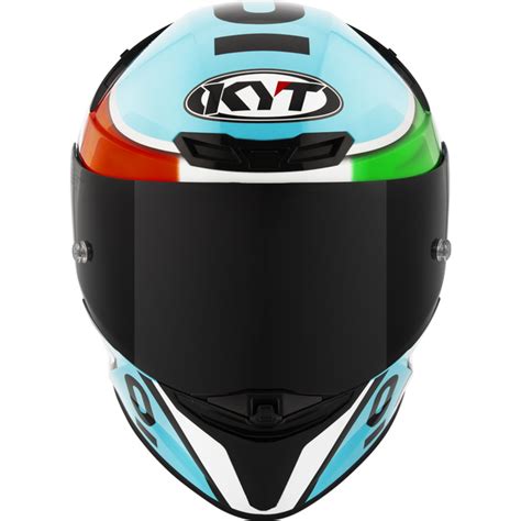KYT TT Revo Leopard Racing Replica Tricolore Gloss Helmet– Moto Central