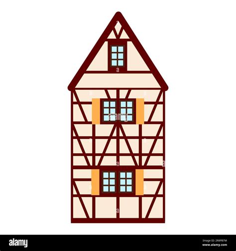 Historic house facades Cut Out Stock Images & Pictures - Alamy