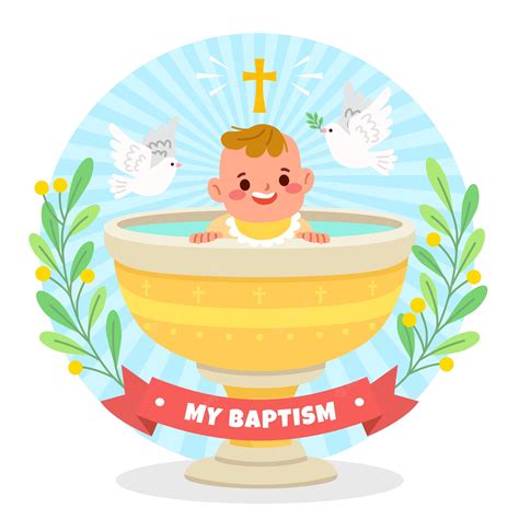Baptism Clipart Floral Cross Watercolor Clipart, Baptism Clip Art,