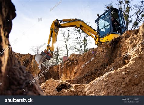 Excavator Digging