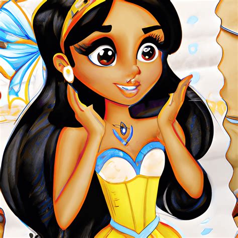 Disney Princess Jasmine Drawing