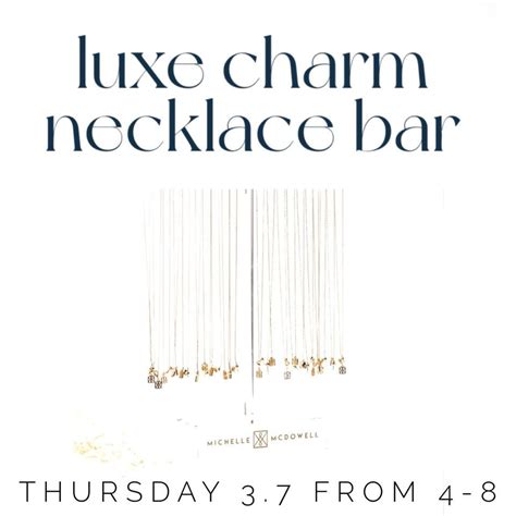Girls Night Lux Necklace Charm Bar! , 710 Main Street, Van Buren, AR, 7 ...