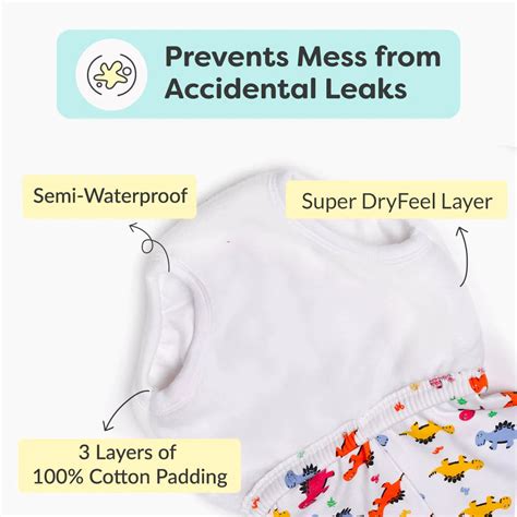 Diaper Pants Pyjamas Pack of 2 with Drawstring