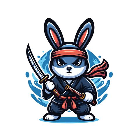 NINJA RABBIT ILLUSTRATION VECTOR 36261526 Vector Art at Vecteezy