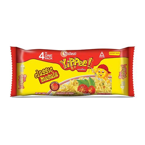 Sunfeast Yippee Noodles - Classic Masala, 280g Pouch : Amazon.in ...