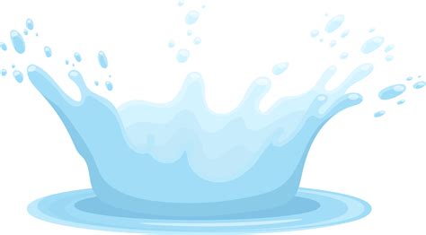 Water splash clipart 26749643 PNG