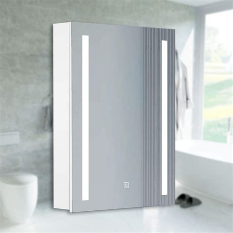 Buy Huiyang 60x80cm Led Bathroom Mirror Cabinets with Shaver Socket ...