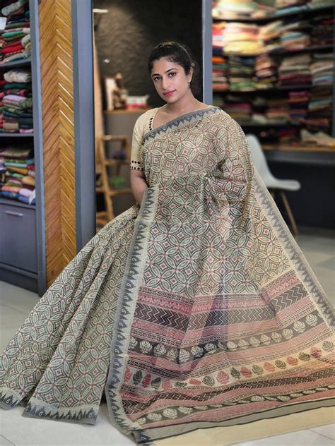 Floral Printed Supernet Kota Saree | SUM126 – Aham Designer Boutique