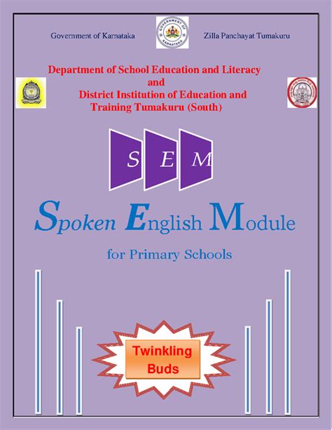 S E M Spoken English Module for Primary Schools: Twinkling Buds Guide ...