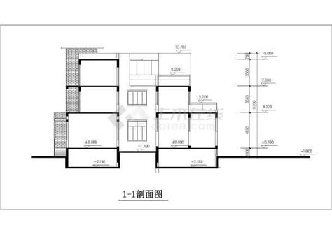 13米x12米农村二层半自建房设计图纸，带个大露台-建房圈