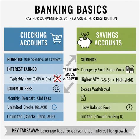 Checking Vs Savings Account: Differences In Fees, Interest, And ...