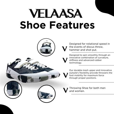 Buy VELAASA Stones | Throwing Shoe | Men and Womens Discus Shoes ...