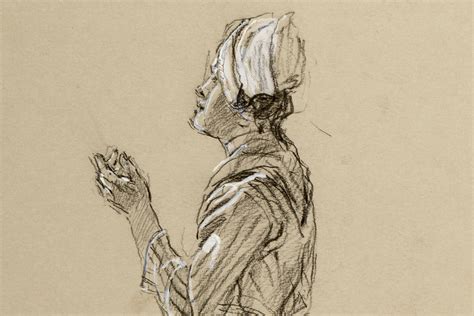 Lot 124 - EYRE CROWE ARA (BRITISH 1824-1910) Study of