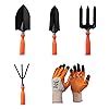 Kraft Seeds by 10CLUB Tool Kit for Garden -7 Pcs (Cultivator, Hand Fork ...