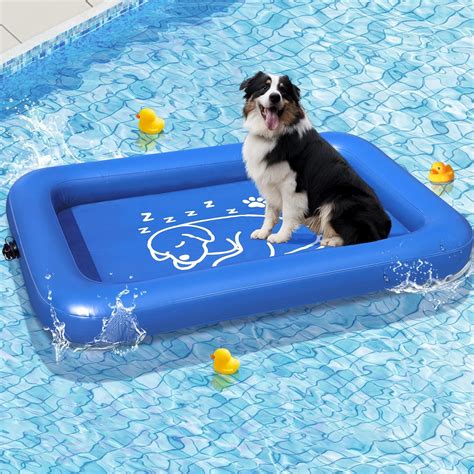 Amazon.com: UCandy Dog Pool Float, Inflatable Pool Floats Raft for Dog ...