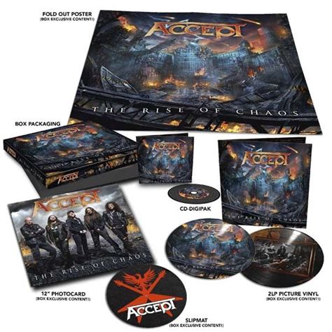Accept - The Rise Of Chaos (Limited Edition Box Set) (Vinyl with CD ...