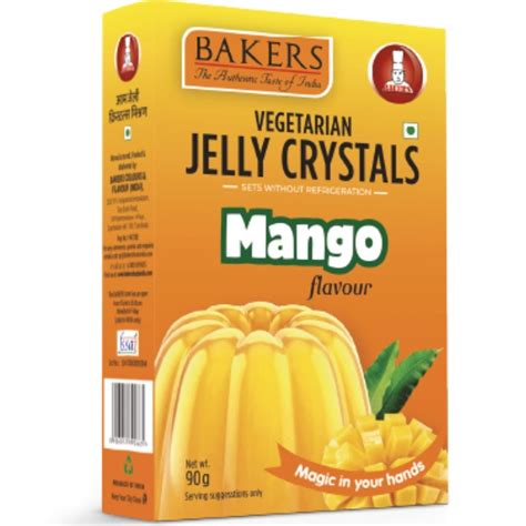 Vegetarian Jelly Crystals Mango 90g Bakers – JITCO