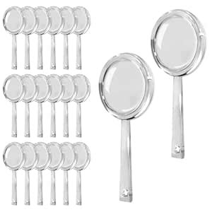 OBTANIM Pack of 20 Mini Plastic Handheld Magnifying Glasses Portable ...