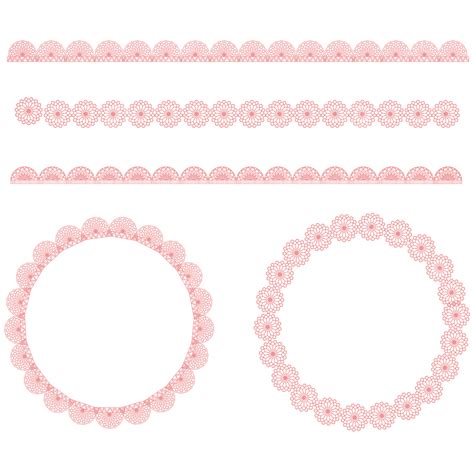 Lace Border PNG Transparent Images