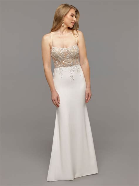 Saylor Open-Back Chiffon Wedding Dress - Avery Austin