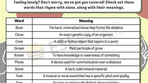 Words that Rhyme Archives - Page 2 of 17 - ESLBUZZ