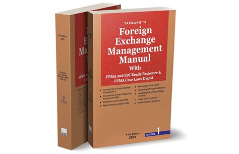 Buy Taxmann's FEMA Manual | Set of 2 Vols. – Compendium of amended ...