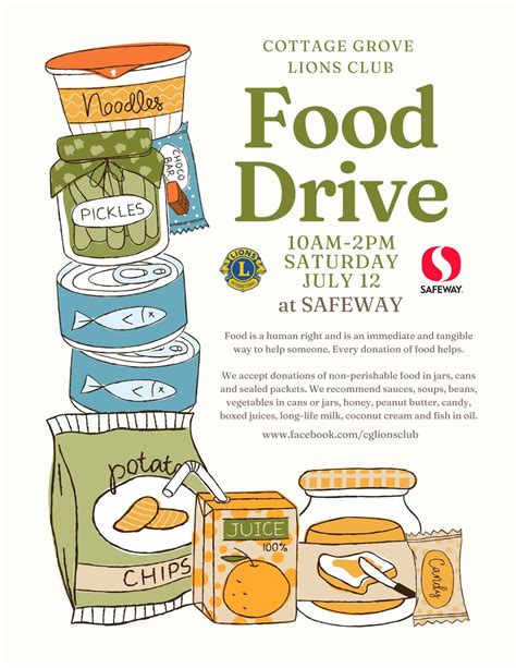 Lions Club Food Drive @ Safeway at Safeway (1500 E Main St, Cottage ...