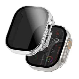 TSOGIA 2 Pack Privacy Screen Protector Case for Apple Watch Ultra 3 ...