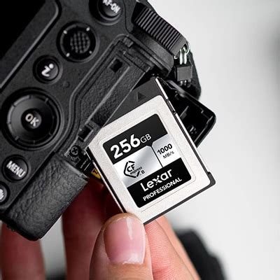 Lexar Professional USB Type B 256 GB Silver Series CFexpress Memory Card