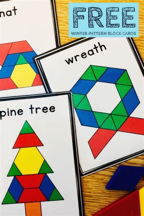 Image result for Pattern Block Activity Cards