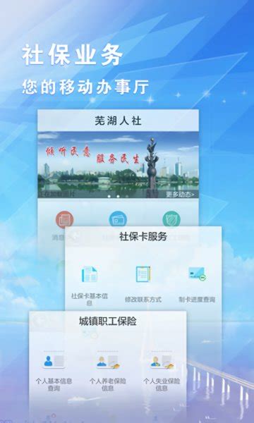 芜湖人社app软件截图预览_当易网