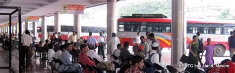 Mysore KSRTC bus stand