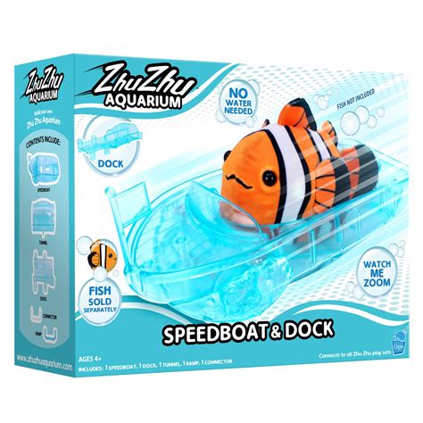 Amazon.com: John Adams Zhu Zhu Pets | Zhu Zhu Aquarium Speedboat and ...