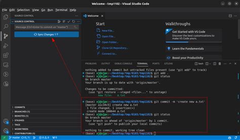VSCode Git Integration 的图像结果