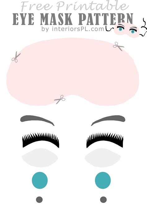 Eye Mask Sewing Pattern 的图像结果