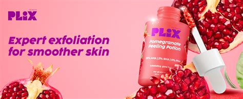 Buy PLIX - THE PLANT FIX 25% AHA+ 2% BHA + 5% PHA Pomegranate Peeling ...
