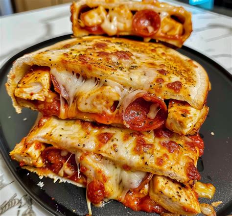 Cheesy Chicken Pepperoni Sandwiches