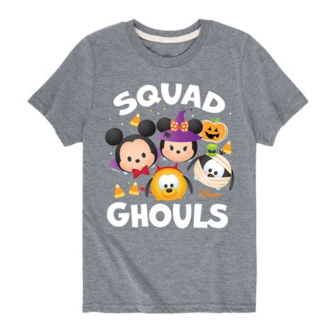 Mickey & Friends - Squad Ghouls - Toddler And Youth Short Sleeve ...