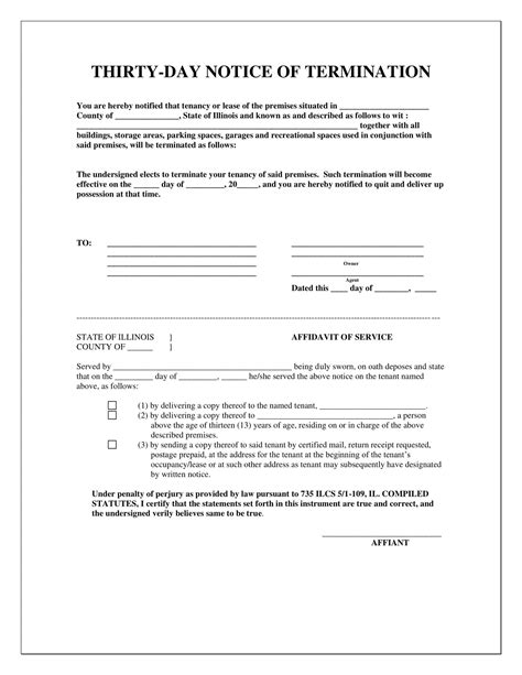 Free Printable Eviction Form
