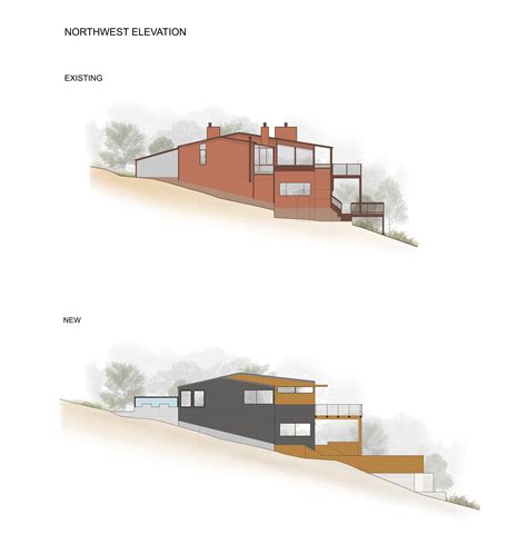 Northwest elevations. | Mark English Architects