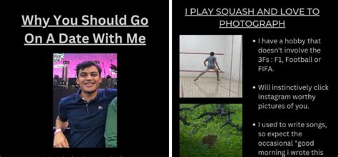 Man's Dating App Profile Is A Full Presentation