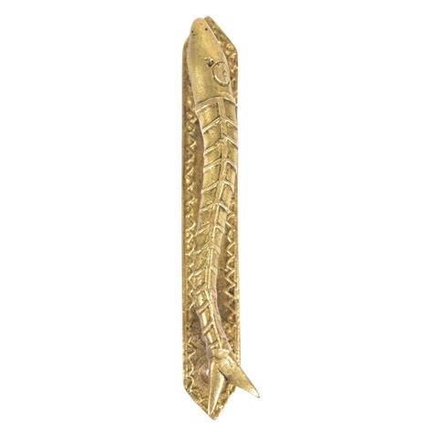Brass Fish Handle With Fine Detailings