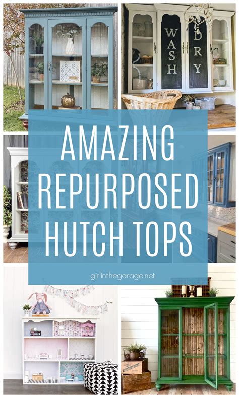 Best DIY Ideas to Repurpose an Old Hutch Top | Old hutch, China hutch ...