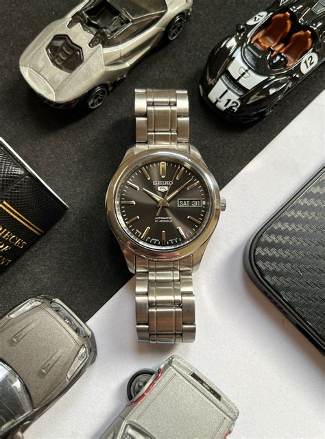 Watchtopia ₹6,200.00 Default Title watchtopia.in Seiko 5 Black/Grey ...