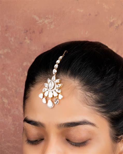 Ahana Polki And Diamond Maangtika – Tyaani Jewellery Private Limited