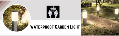 LEGEEN Metal Waterproof Garden Pole Light for Gate, Bollard, Entryway ...